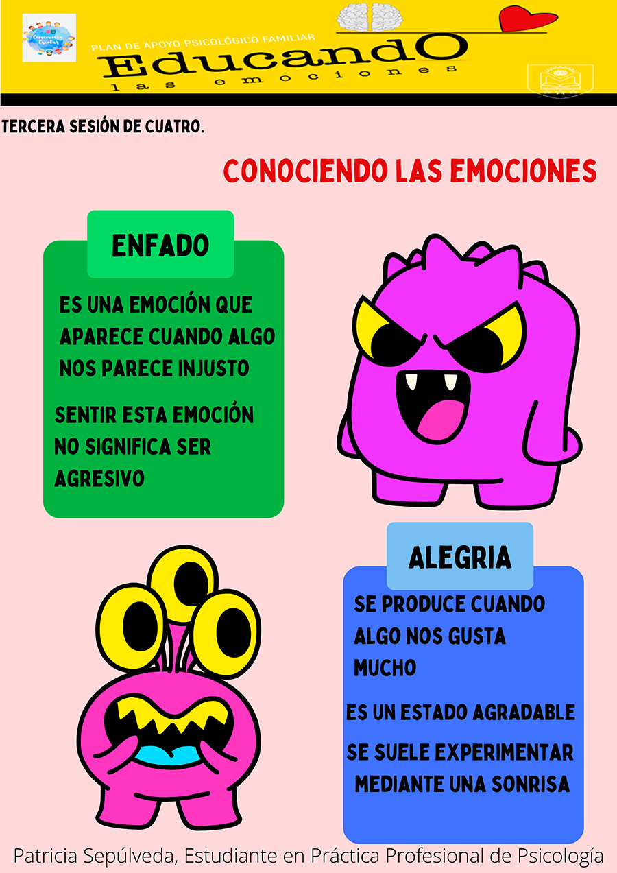 Infografía Conociendo Las Emociones Para 2° Básico Colegio Montessori Temuco 4807