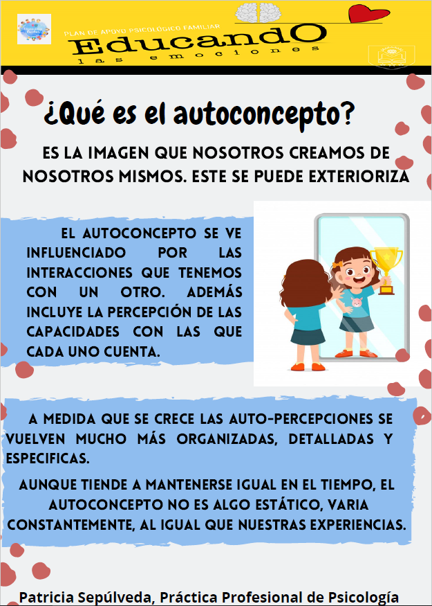 Educando Las Emociones ¿qué Es El Autoconcepto Colegio Montessori Temuco 6286