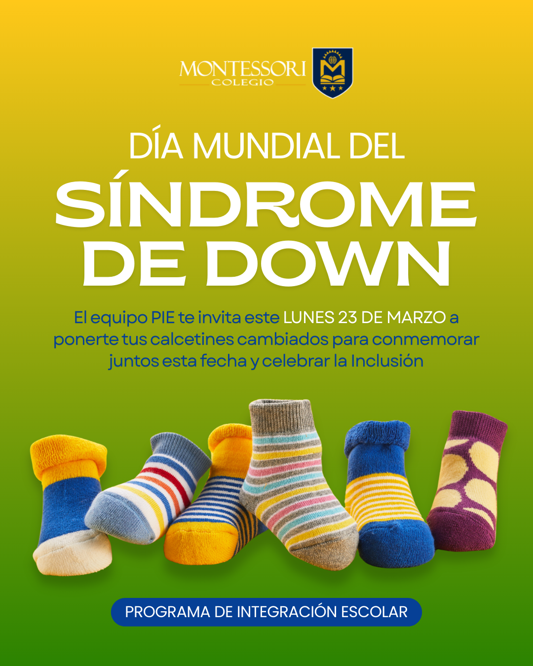 AFICHE DIA SINDROME DOWN 2026 AFICHE DIA SINDROME DOWN 2026