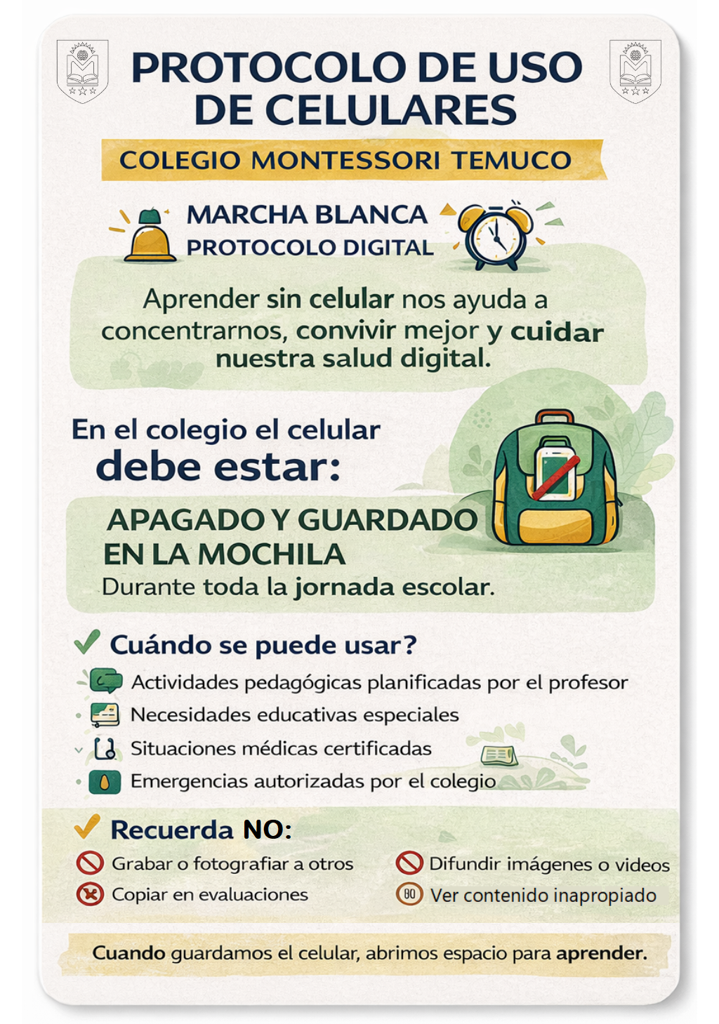 PROTOCOLO CELULARES RRSS