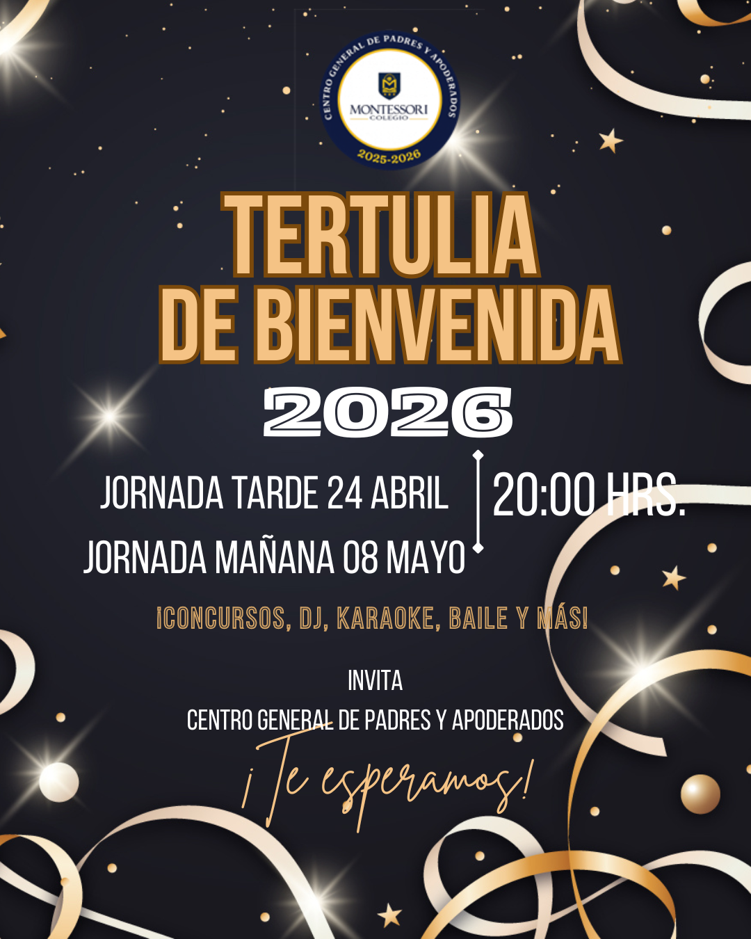 Afiche Tertulia Bienvenida 2026