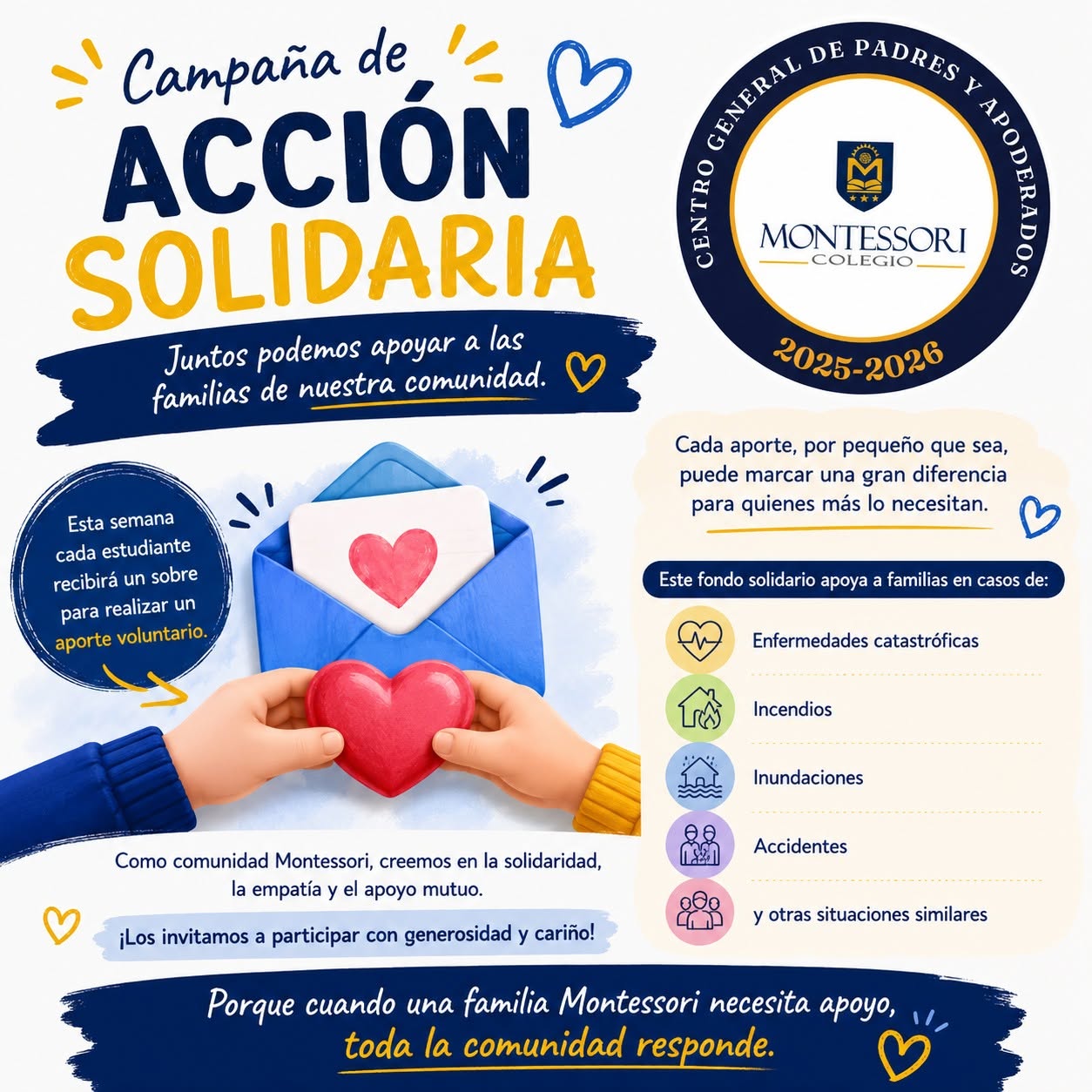 AFICHE CAMPAÑA SOLIDARIA