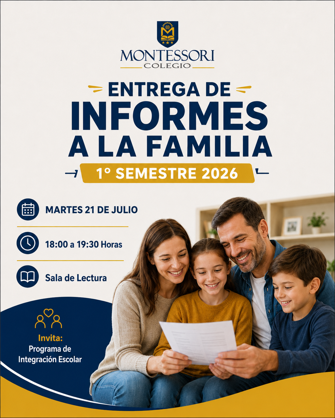 AFICHE informes a la familia